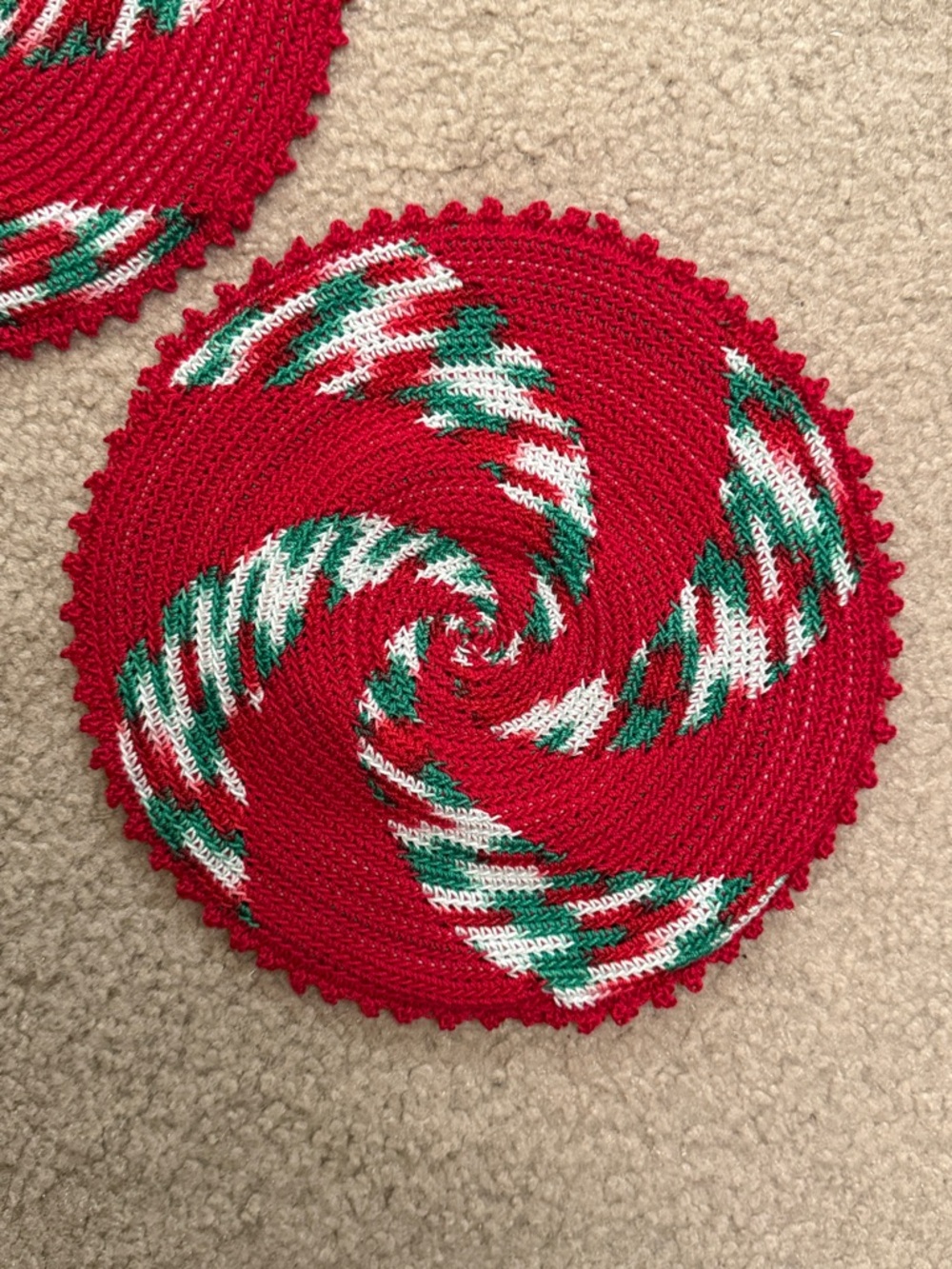 Crocheted Hot Pads - Handmade - Picture 2 of 4